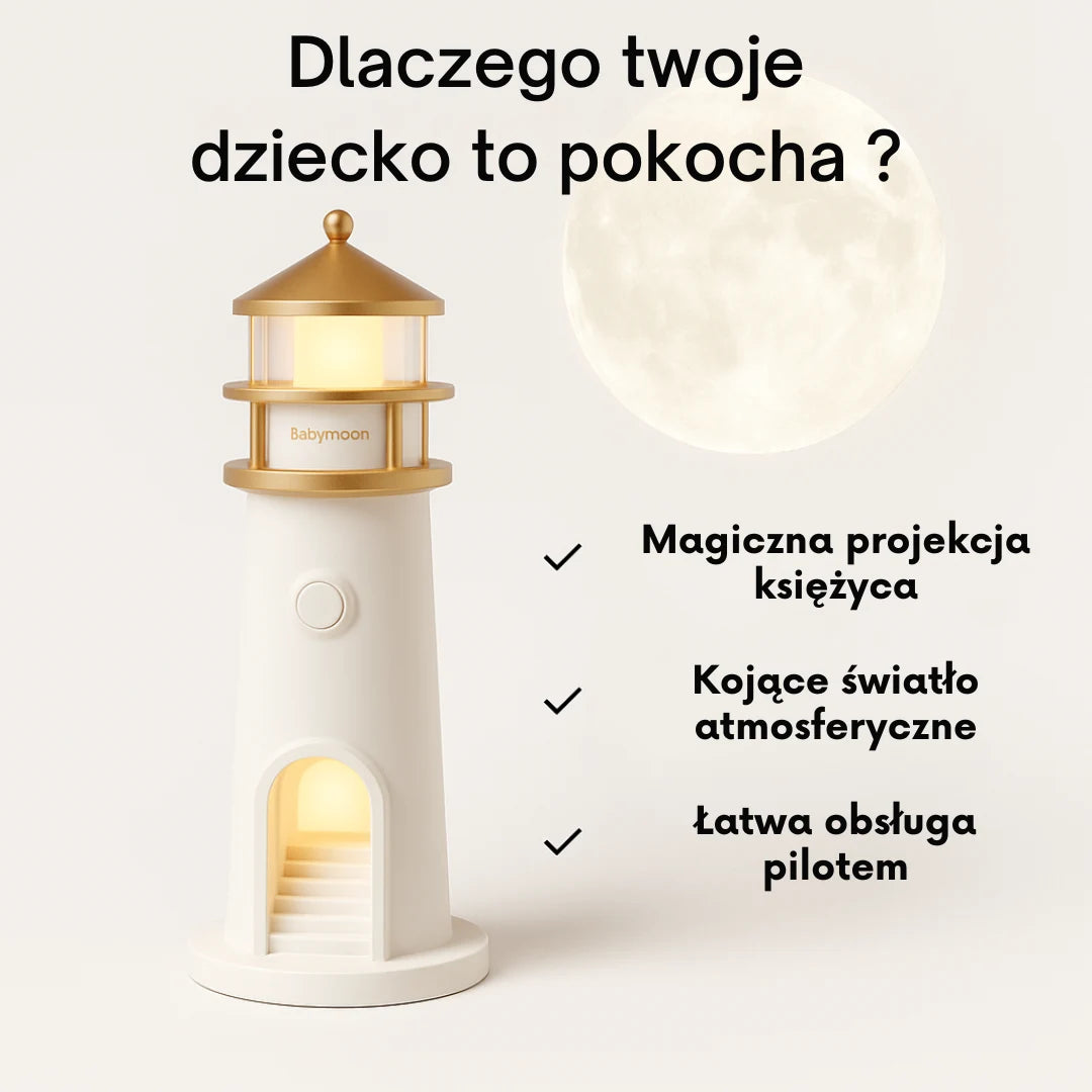 BabyMoon™ – Księżycowa Magia Świateł dla Twojego Dziecka