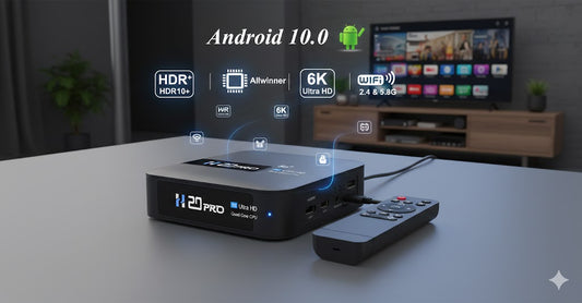 Vision Box 6k - Smart TV Box WiFi6 Android 10 6K 4K 3D Odtwarzacz multimedialny